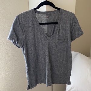 Heather Gray Madewell V-Neck